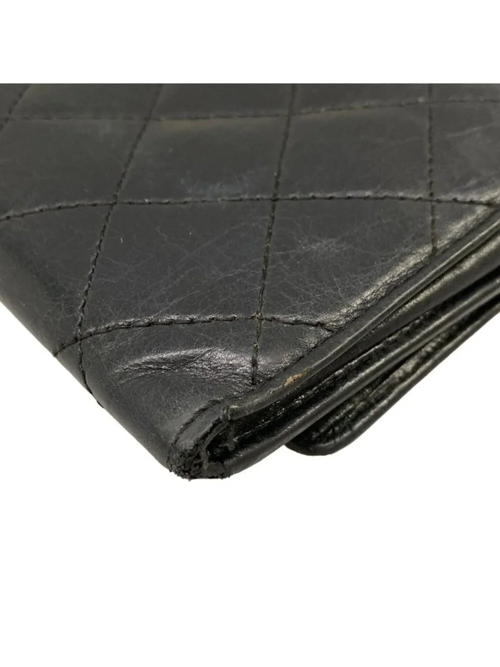 Chanel Wallet Cambon Line Black Leather